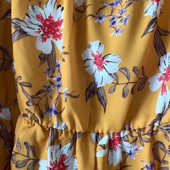 BloomChic Purple, Teal, and Yellow Short Sleeve Top Trio - Picture 4 of 10